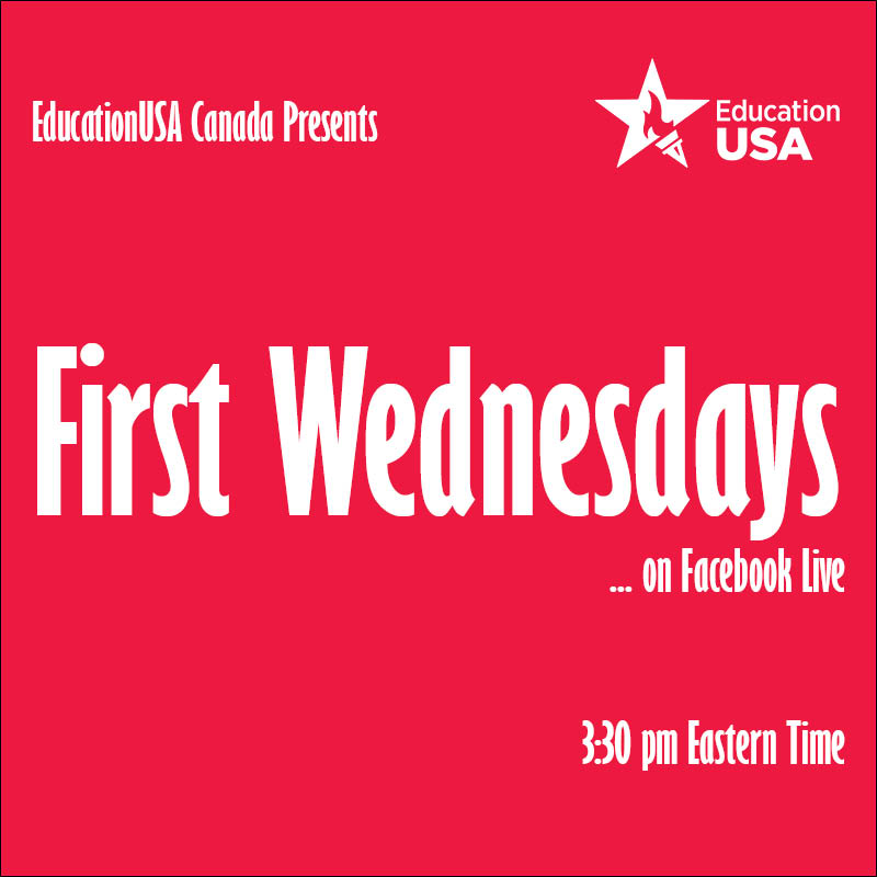 First Wednesdays on Facebook Live 3:30 EDT