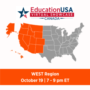 Map of the United States, western states are colored orange