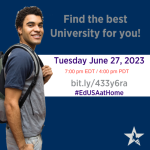 Person with backpack, smiling